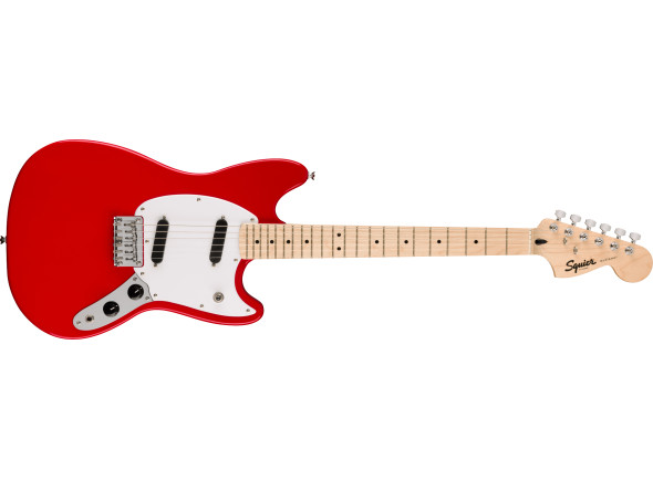 Guitarras Eletricas Fender Squire Sonic Outros formatos Fender Squier Sonic Mustang Maple Fingerboard White Pickguard Torino Red