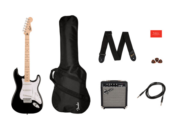 Packs de guitarra  Fender Squier Sonic Stratocaster Pack Black