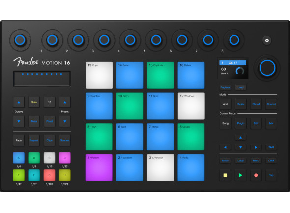 Controlador de DAW/Controladores de DAW Fender Studio Motion 16