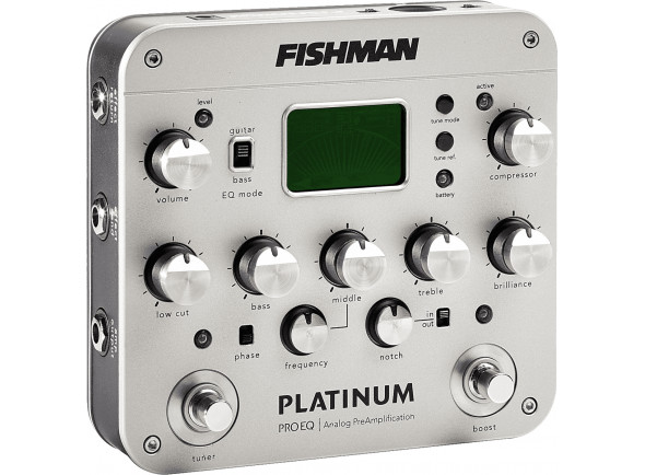 Outros efeitos para guitarra elétrica Fishman  Platinum Pro EQ Preamplificador Analógico