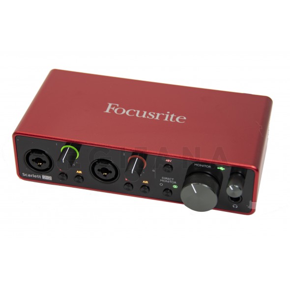 Interface Áudio USB Focusrite Scarlett 2i2 3rd Gen 