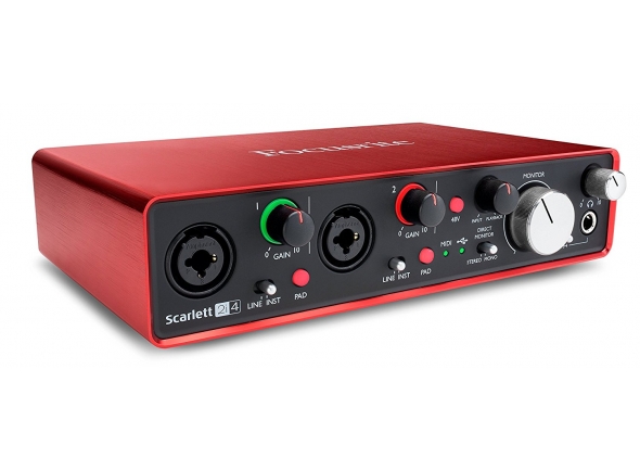 Interface Áudio USB Focusrite Scarlett 2i4 2nd Gen Interface Áudio USB Focusrite Scarlett 2i4 2nd Gen