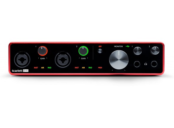 Interface Áudio USB Focusrite Scarlett 8i6 3rd Gen B-Stock Interface Áudio USB Focusrite Scarlett 8i6 3rd Gen B-Stock