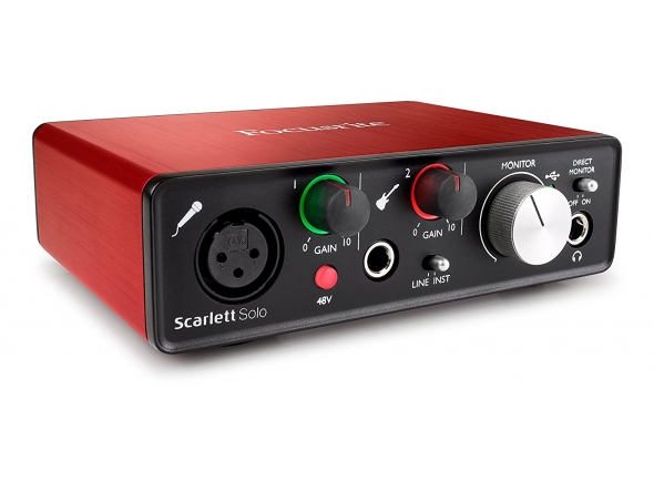 Interface Áudio USB Focusrite Scarlett Solo 2nd Gen Interface Áudio USB Focusrite Scarlett Solo 2nd Gen