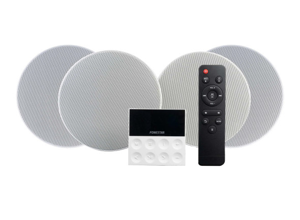 Altifalante para instalação/Altifalante para Instalações Fonestar  Colunas Teto 4 Colunas + Painel Bluetooth KS-WALL-4