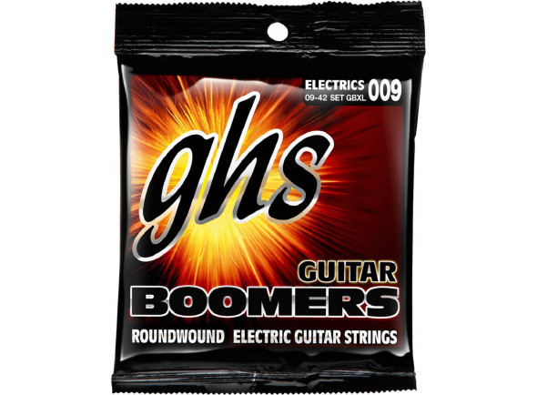 Jogo de cordas .009 GHS  Boomers Nickel Extra Light 9-42