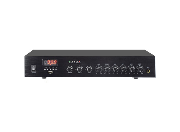 Amplificadores Glemm   Amplificador Audio 100V 110W FM/USB/MP3 3 Zonas