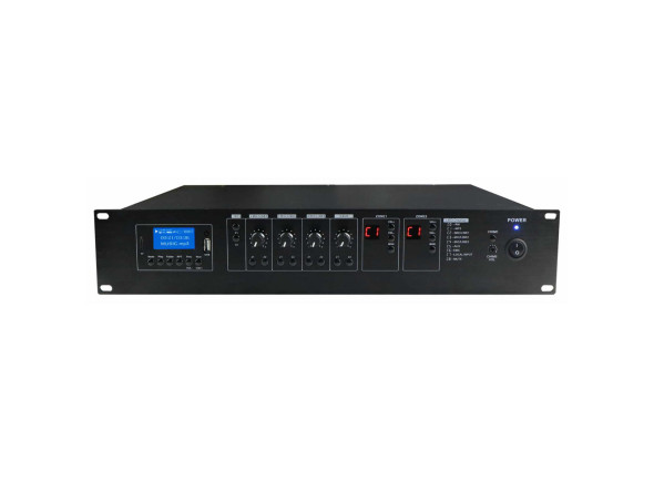 Amplificador/Amplificadores Glemm   Amplificador Audio 100V 480W – 2 Zonas