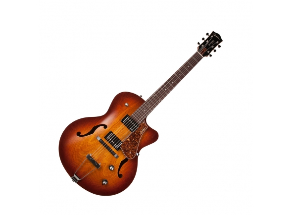 Guitarras formato Hollowbody Godin 5th Avenue CW Kingpin II Cognac Burst