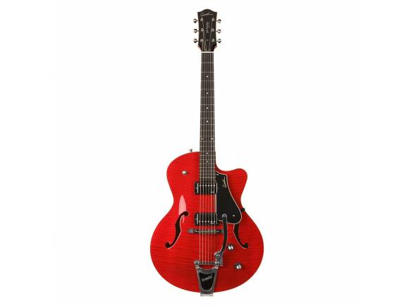 Guitarras formato Hollowbody Godin 5th Avenue Uptown Trans Red Gt Bigsby