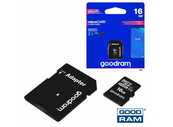 Diversos Good Ram   M1AA-0160R12 Cartão Memória Micro SD 16Gb 