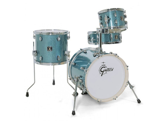 Conjunto de Bateria/Sets de batería sin herrajes Gretsch Drums Energy Street Set Blue Sparkle