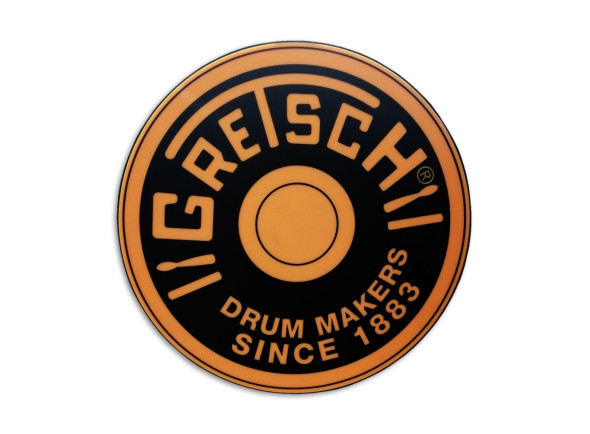 Pad de Treino/Pads de treino Gretsch Drums  Practice Pad Orange GREPAD12O