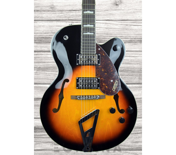 guitarras Gretsch Guitarras formato Single Cut Gretsch G2420 Streamliner Chromatic II, Laurel FB, Broad'Tron Pickups Aged Brooklyn Burst guitarras Gretsch Guitarras formato Single Cut Gretsch G2420 Streamliner Chromatic II, Laurel FB, Broad'Tron Pickups Aged Brooklyn Burst