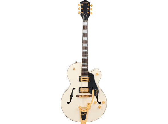  Guitarra elétrica/Guitarras con forma de cuerpo hueco Gretsch G2420TG Streamliner Hollow Body LTD Vintage White