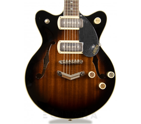 Guitarras Gretsch Guitarras con forma de cuerpo hueco Gretsch G2655-P90 CB Jr. DC V Br.Stone Guitarras Gretsch Guitarras con forma de cuerpo hueco Gretsch G2655-P90 CB Jr. DC V Br.Stone
