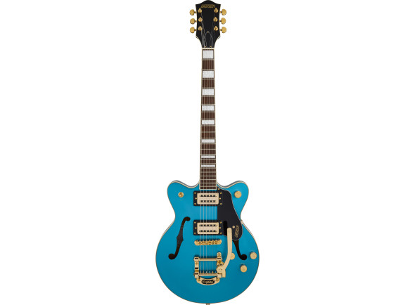 Guitarras Gretsch Guitarra elétrica/Guitarras de formato Double Cut Gretsch G2655TG Streamliner Center Block Jr. Bigsby LTD Laurel Fingerboard Riviera Blue Guitarras Gretsch Guitarra elétrica/Guitarras de formato Double Cut Gretsch G2655TG Streamliner Center Block Jr. Bigsby LTD Laurel Fingerboard Riviera Blue
