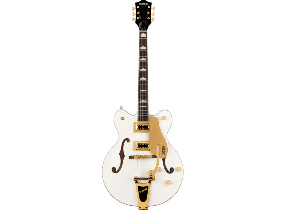 Guitarras de formato Double Cut Gretsch  G5422TG Electromatic Classic  Bigsby Gold Hardware Laurel Fingerboard Snowcrest White