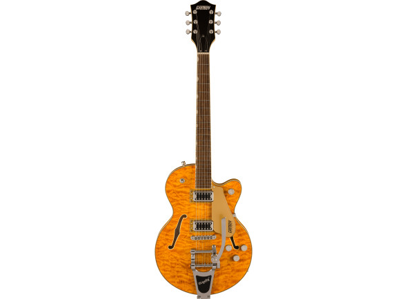 Gretsch G5655T-QM Electromatic Guitares à pan coupé simple Gretsch  G5655T-QM Electromatic Center Block Jr. Single-Cut Quilted Maple with Bigsby Speyside