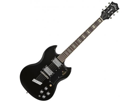 Guitarras formato Double Cut Guild S-100 Polara Black Guitarras formato Double Cut Guild S-100 Polara Black