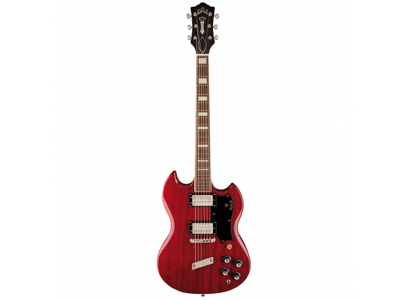 Guitarras formato Double Cut Guild S-100 Polara Cherry Red Guitarras formato Double Cut Guild S-100 Polara Cherry Red