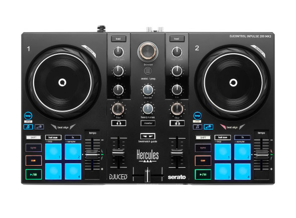 Controlador de Dj/contrôleurs DJ Hercules DJ Control Inpulse 200 MK3