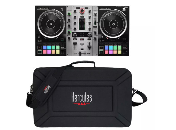 Controlador de Dj/contrôleurs DJ Hercules DJ CONTROL INPULSE 500 SILVER EDITION