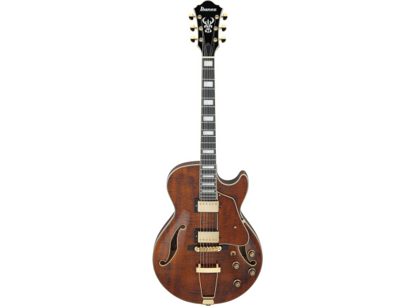  Guitarra elétrica/guitares à caisse creuse Ibanez AG95MG Artcore Expressionist Dark Amber
