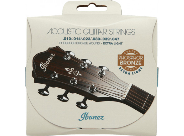 jogo cordas guitarra acÃºstica Jogo de cordas .010 Ibanez  IACSP61C Acoustic Steel