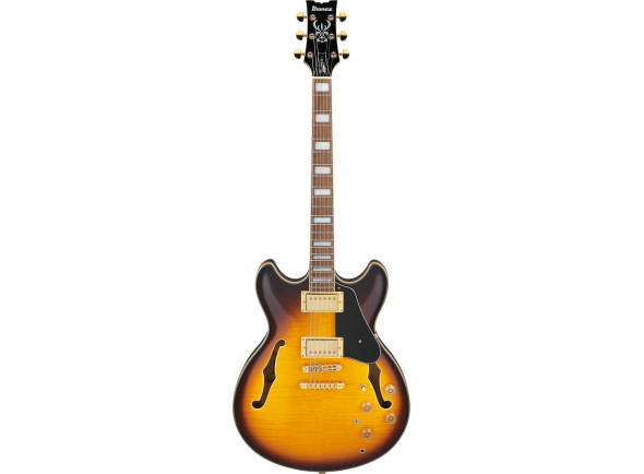  Guitarra elétrica/Guitarras formato Hollowbody Ibanez  JSM10EM-TTB John Scofield
