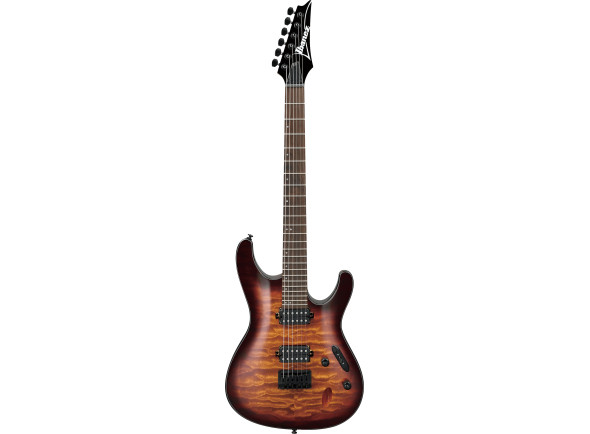  Guitarra elétrica/Guitarras formato ST Ibanez  S621QM-DEB