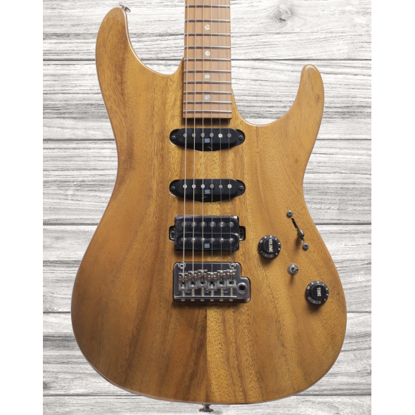 Guitarra elétrica/Guitarras Signature Ibanez Tom Quayle TQM1-NT Natural Guitarra elétrica/Guitarras Signature Ibanez Tom Quayle TQM1-NT Natural