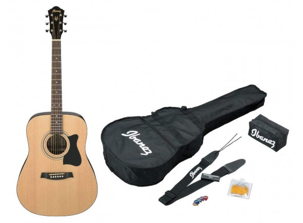 B-stock Conjuntos de guitarra acústica Ibanez V50NJP-NT Jam Pack B-Stock B-stock Conjuntos de guitarra acústica Ibanez V50NJP-NT Jam Pack B-Stock