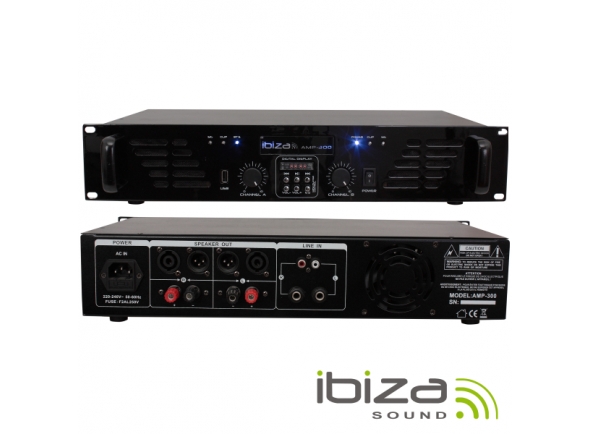 Amplificadores Ibiza AMP300USB-BT B-Stock Amplificadores Ibiza AMP300USB-BT B-Stock