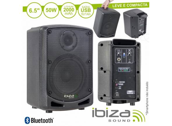 Colunas Amplificadas Ibiza Coluna POWER5-BT Colunas Amplificadas Ibiza Coluna POWER5-BT