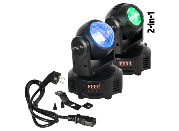 movingheads Moving Head LED/Moving Heads LED Ibiza DUAL DMX MOVING HEAD 2 x 10W RGBW ASTRO & BEAM movingheads Moving Head LED/Moving Heads LED Ibiza DUAL DMX MOVING HEAD 2 x 10W RGBW ASTRO & BEAM