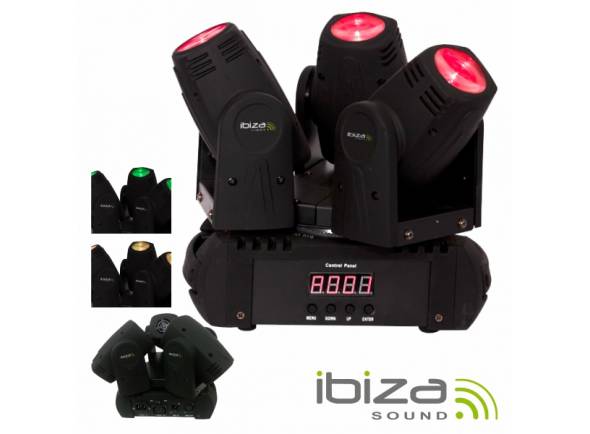 Moving Head LED/Moving Heads LED Ibiza LMH250LED-TRI