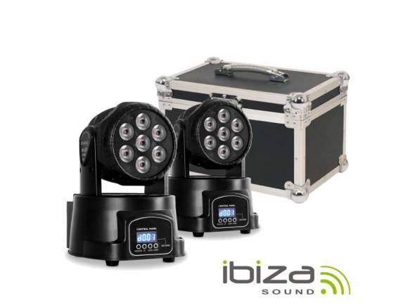 Moving Head LED/Moving Heads LED Ibiza LMH350LED-2FC