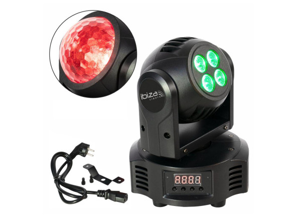 movingheads Moving Heads LED Ibiza Moving Head 2 em 1 Astro/Wash 1x10W/4x6W RGBW DMX movingheads Moving Heads LED Ibiza Moving Head 2 em 1 Astro/Wash 1x10W/4x6W RGBW DMX