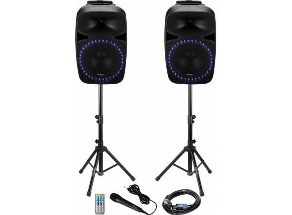 Ibiza PKG15A-SET
Conjunto colunas c/ suportes, MIC e comando
Potência RMS: 2x250Wrms (2x500Wmáx) 98dB
Leitor Multimédia Bluetooth, FM, USB e SD
Ibiza PKG15A-SET
Conjunto colunas c/ suportes, MIC e comando
Potência RMS: 2x250Wrms (2x500Wmáx) 98dB
Leitor Multimédia Bluetooth, FM, USB e SD