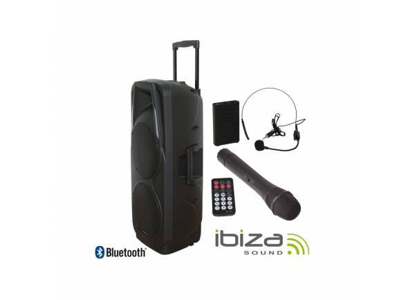 Sistema Portátil com Bateria Ibiza PORT 225 VHF BT
Coluna Amplificada 2x10" 300Wrms/600Wmáx
Leitor Multimédia USB / SD / REC e Bluetooth
2 Microfones VHF s/ fios, c/ comando IR
Sistema Portátil com Bateria Ibiza PORT 225 VHF BT
Coluna Amplificada 2x10" 300Wrms/600Wmáx
Leitor Multimédia USB / SD / REC e Bluetooth
2 Microfones VHF s/ fios, c/ comando IR
