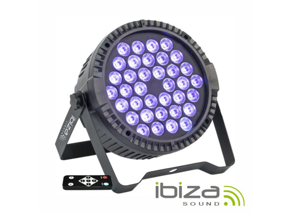 Ibiza Projectores Proyector LED PAR Ibiza  Projector PAR c/ 36 Leds 3W UV DMX