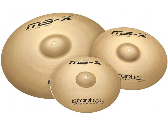 Conjunto de Pratos Istanbul  Agop Cymbals MS-X 3 Piece Set 14