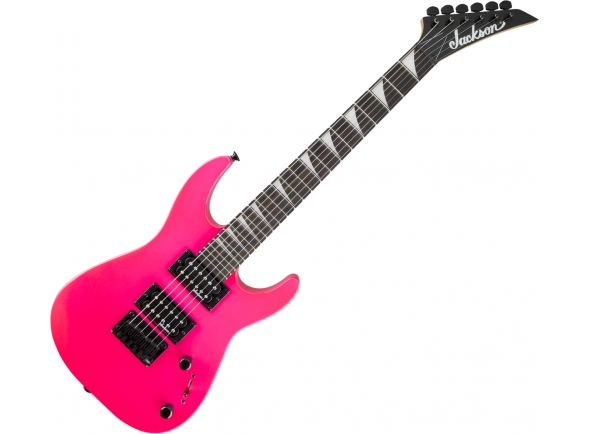 Guitarras formato ST Jackson JS1X Dinky Minion Neon Pink