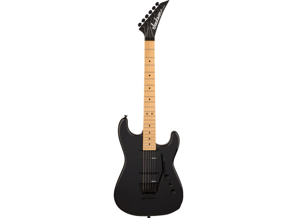  Guitarra elétrica/guitarras formato ST Jackson Pro Origins 1985 San Dimas SD1 HH FR Maple Fingerboard Gloss Black
