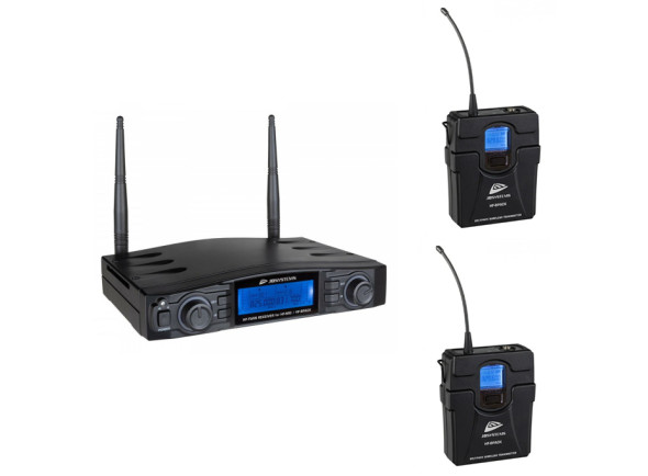 Monitorização in-ear Wireless JBSystem HF-TWIN RECEIVER Bundle