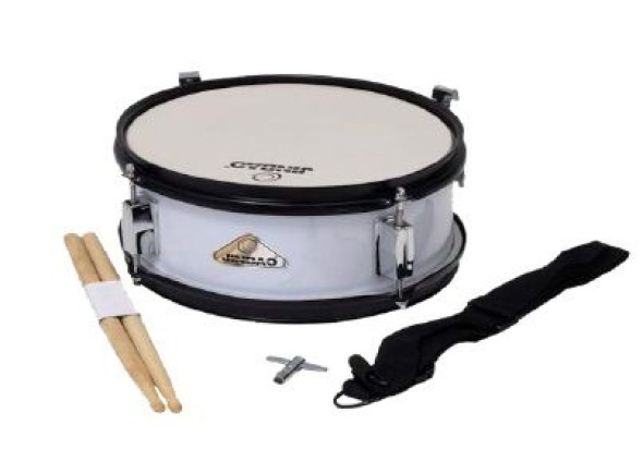 Tambours de marche Jinbao Tarola Marcha Infantil 10x5 Blanc