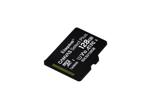 Diversos Kingston  Cartão Memória 128GB MicroSDXC CANVAS SELECT PLUS CLASS10 UHS-I + ADAPTER - SDCS2/128GB