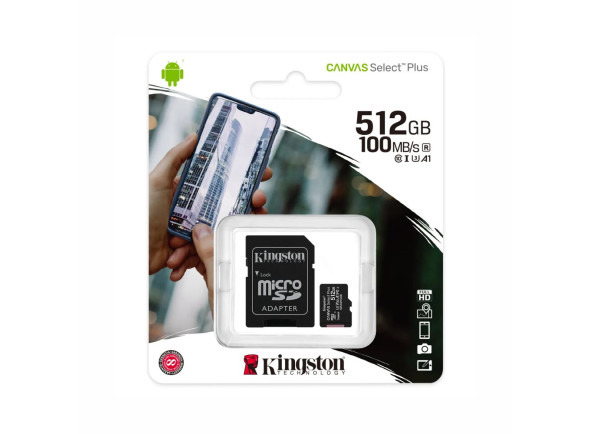 Cartão de memória/Diversos Kingston  Cartão Memória Micro SDXC 512GB UHS-I