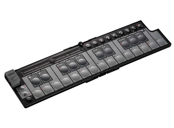 Teclado Midi/Teclados controladores MIDI 25 teclas Korg nanoKEY Fold Black